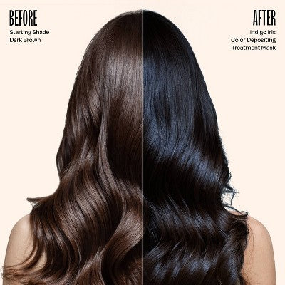 Overtone Indigo Iris Hair Mask Semi-Permanent Hair Dye & Color Conditioner Blue for Brown & Blonde Hair - New This is Beauty US