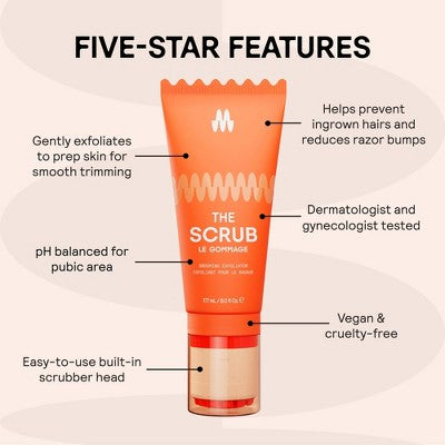 Meridian The Scrub Pre-Trim Exfoliator 6.0 oz - New This is Beauty US