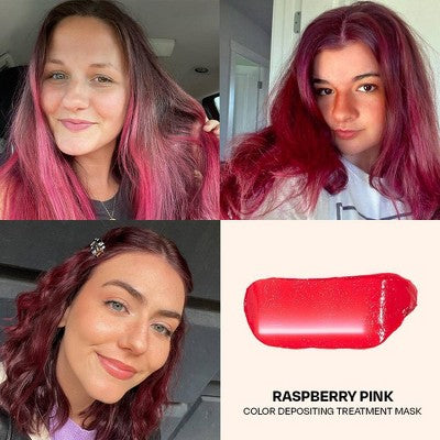 Overtone Raspberry Pink Daily ConditionerSemi-Permanent Pink Hair Color All Hair Types 4.5 oz Color-Depositing - New This is Beauty US