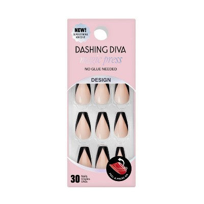 Dashing Diva Magic Press Fake Nails After Hours 30ct - New This is Beauty US