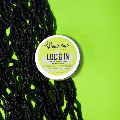 Young King Hair Care Loc and Twist Hair Gel 4oz - Imperfect Container This is Beauty US
