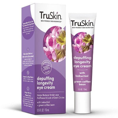 TruSkin Depuffing Longevity Eye Cream 0.5 fl oz - New This is Beauty US