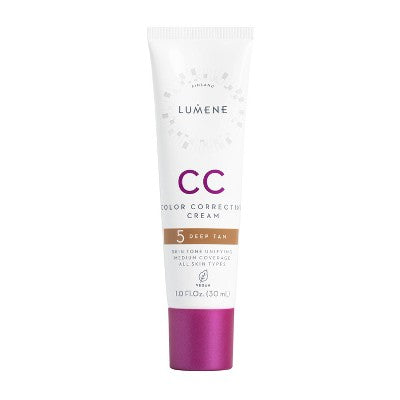 Lumene CC Color Correcting Cream 5 Deep Tan  1 fl oz - New This is Beauty US