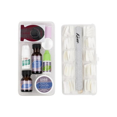 KISS Products Complete Salon Acrylic DIY Manicure Kit 64ct - New This is Beauty US