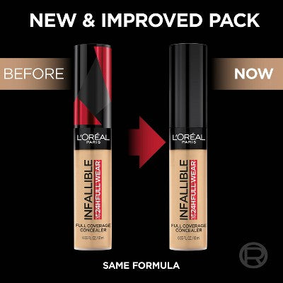 L'Oreal Paris Infallible Full Wear Waterproof Concealer 350 Bisque 0.33 fl oz - New This is Beauty US