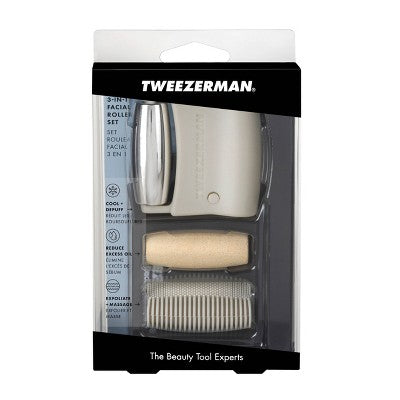 Tweezerman 3-in-1 Skin Revival Roller Kit - New This is Beauty US
