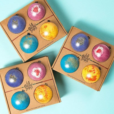 LifeAround2Angels Fruit Bath Bomb Gift Set 4pk - New This is Beauty US