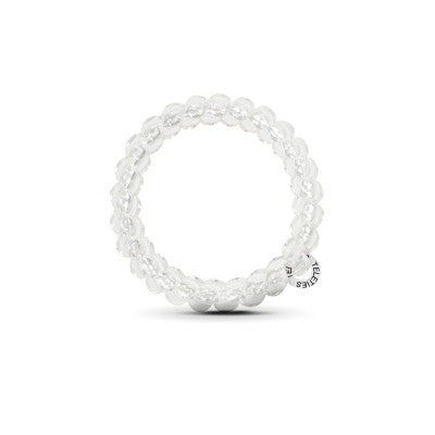 TELETIES Elastics Crystal Clear Large/3ct - New This is Beauty US