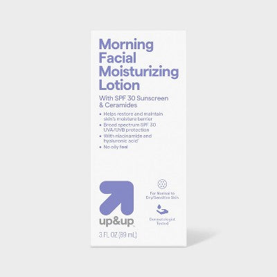 Morning Facial Moisturizing Lotion with Sunscreen SPF 30 3 fl oz up&up - Imperfect Box This is Beauty US