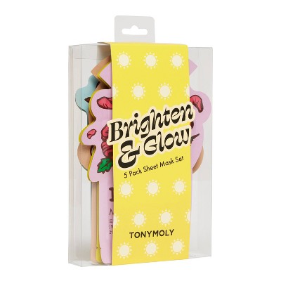 TONYMOLY Brighten & Glow Sheet Mask Set - New This is Beauty US