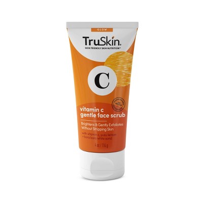 TruSkin Vitamin C Brightening Gentle Face Scrub 4oz - New This is Beauty US