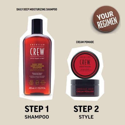 American Crew Men's Light Hold and Low Shine Hair Styling Cream Pomade 3oz - New This is Beauty US