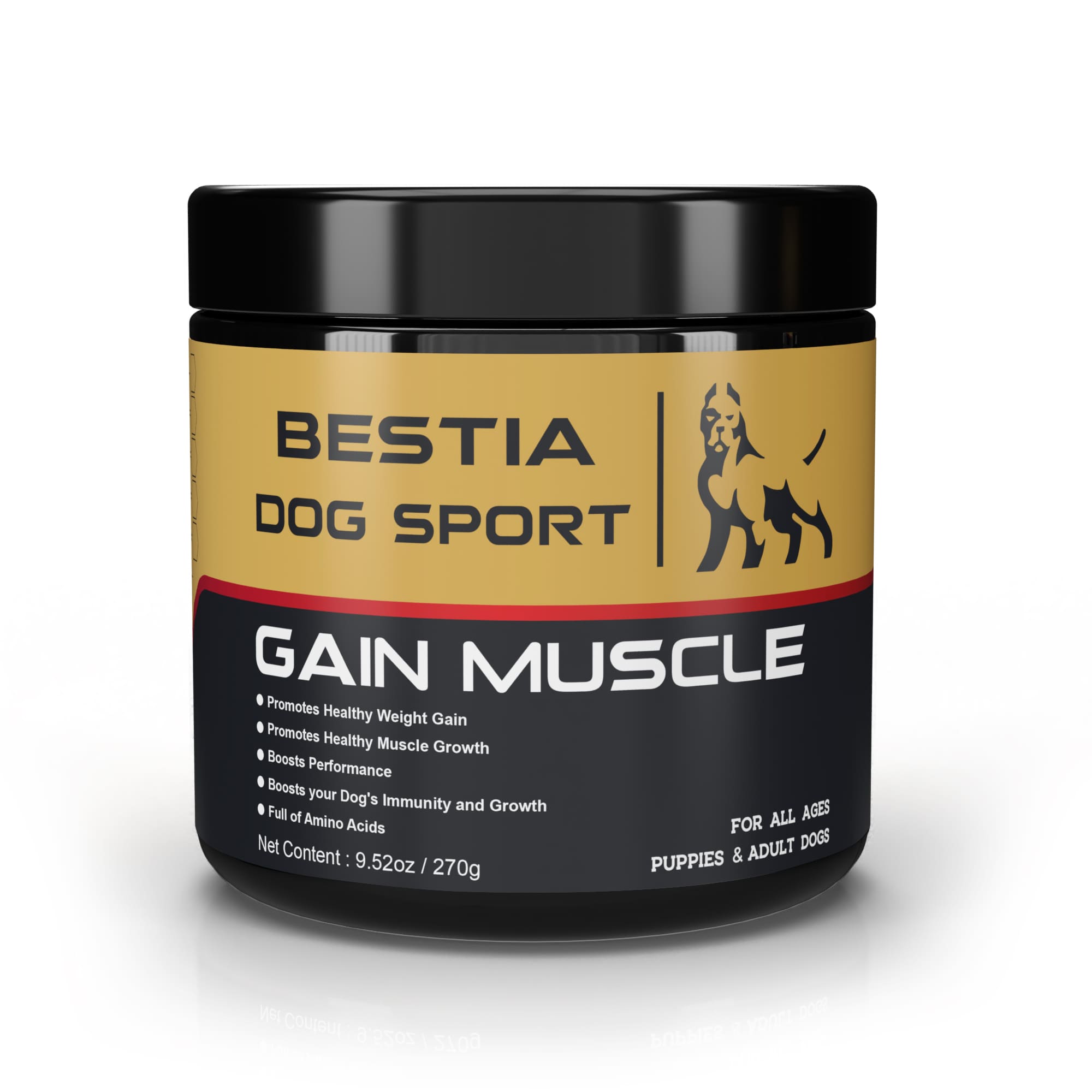 BDS Gain Muscle Dog Food Supplement - SJB-DIAMOND ELITES