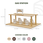 Wooden Gas Station Toy - SJB-DIAMOND ELITES