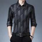 Men's Long Sleeve Thin Shirts for Middle Aged & Elderly Lootquake LLC