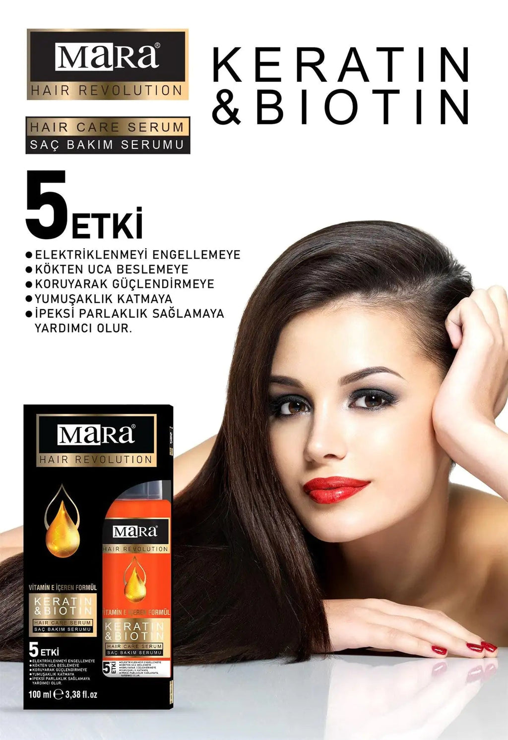 Mara Hair Care Serum Keratin & Biotin 100 Ml Lootquake LLC