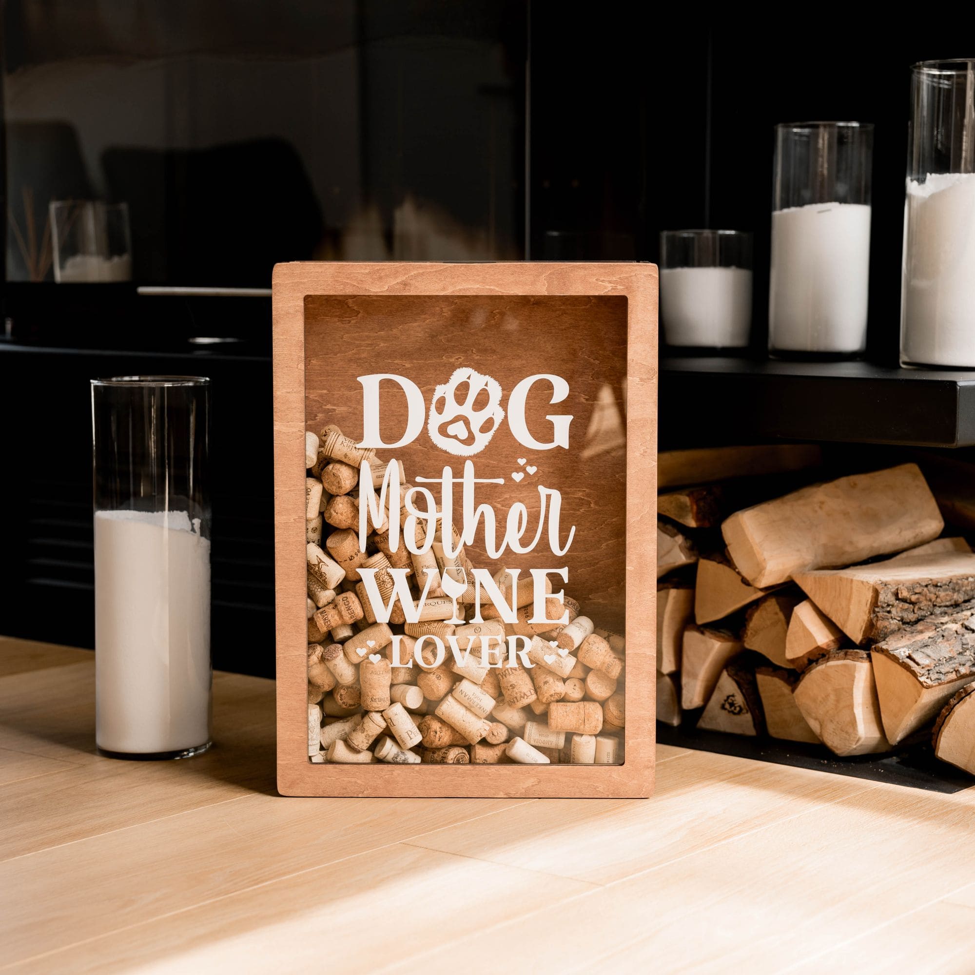 Gift for Dog Lovers – Dog Mother, Wine Lover - SJB-DIAMOND ELITES