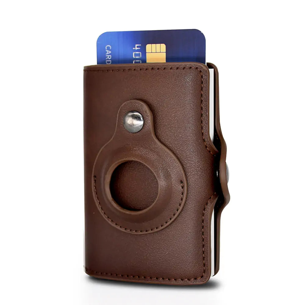 Airtag Money Bag Leather Pi-Mart