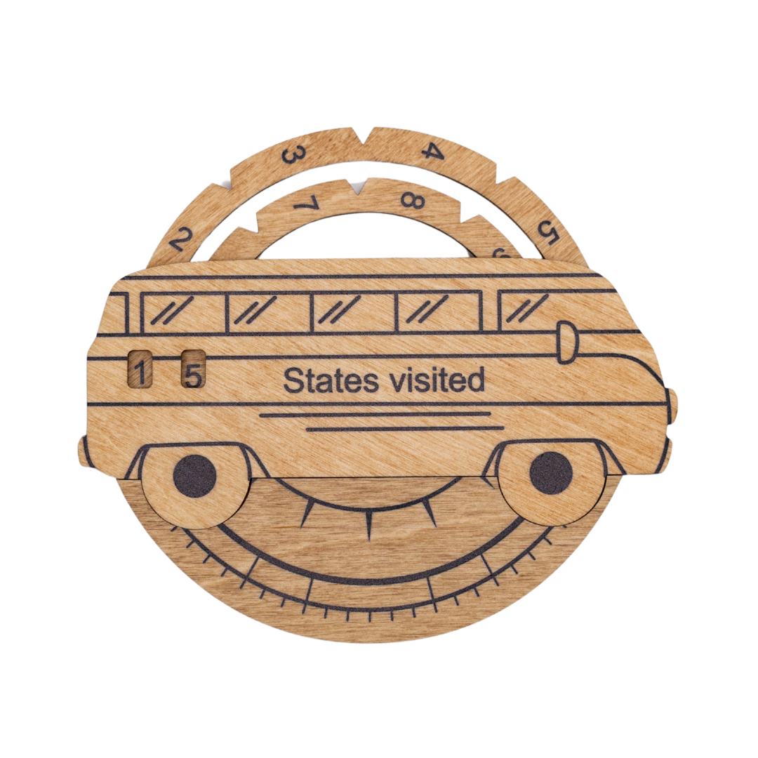 Travel Tracker 3D Wooden USA Map - SJB-DIAMOND ELITES