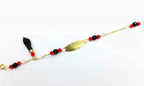 Pulsera Mano de Azabache 10K Oro Puro Para Bebe Jewelry And Perfumes