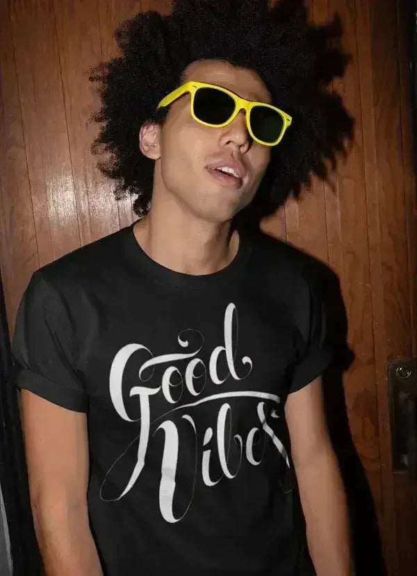 Good Vibes Type T-shirt - SJB-DIAMOND ELITES