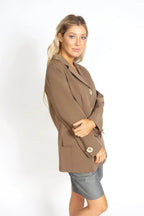 Oversized Blazer with Pockets | Take Me Seriously Blazer - Femstylo