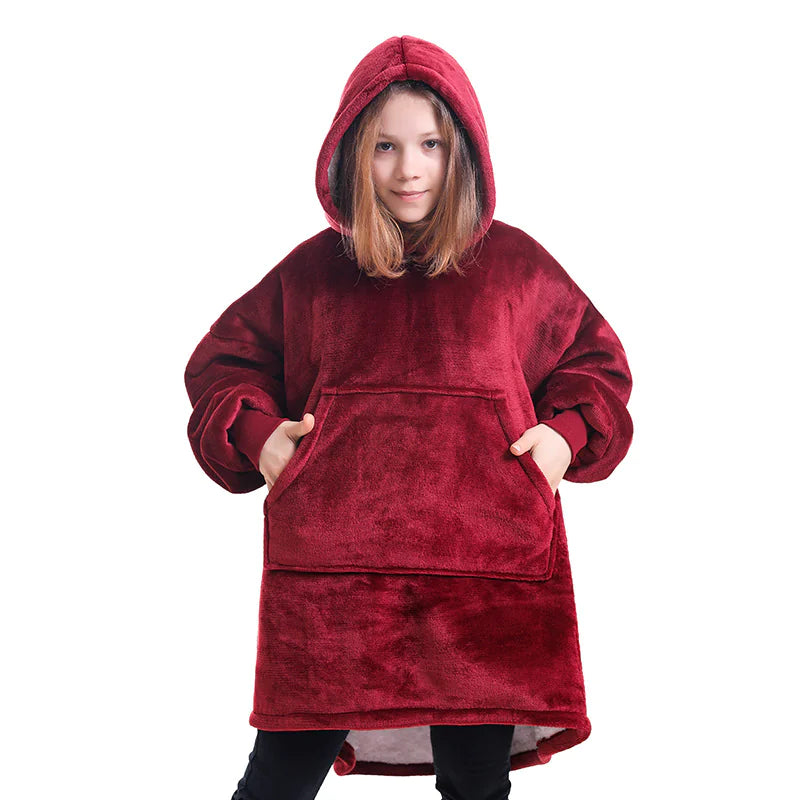Hooded Pullover Sweater Women's Fall Winter Cold Protection