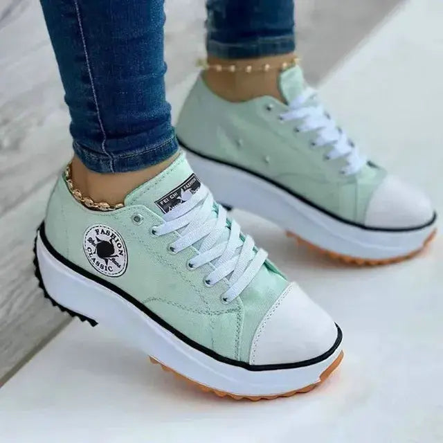 Canvas Comfort Sneakers Pi-Mart