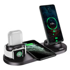 15W 6 in 1 Qi Wireless Charger Stand Pi-Mart