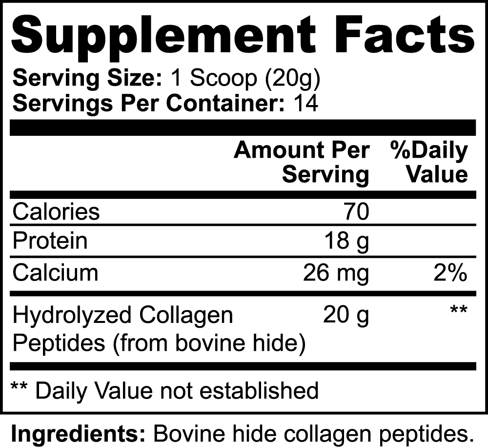 Grass-Fed Hydrolyzed Collagen Peptides THRIXINE