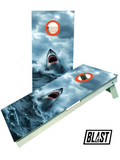 Great White Shark Cornhole Boards - SJB-DIAMOND ELITES