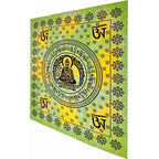 Buddhist Om Symbol Full Size Chakra Tapestry Wall Hanging