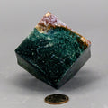 Green Jasper Cube with Cut Corner - Natural Crystal Stone 398g Crystal Destiny
