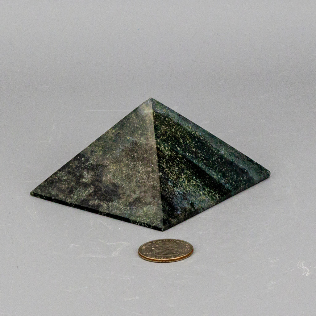 Green Jasper Pyramid