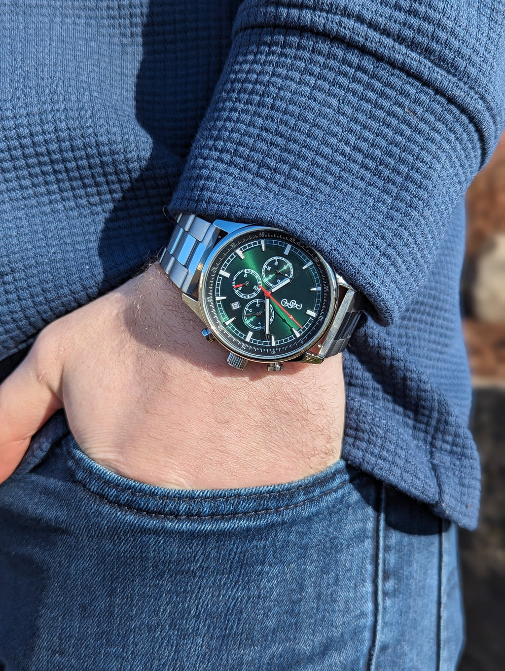 Green Sport Chronograph - SJB-DIAMOND ELITES