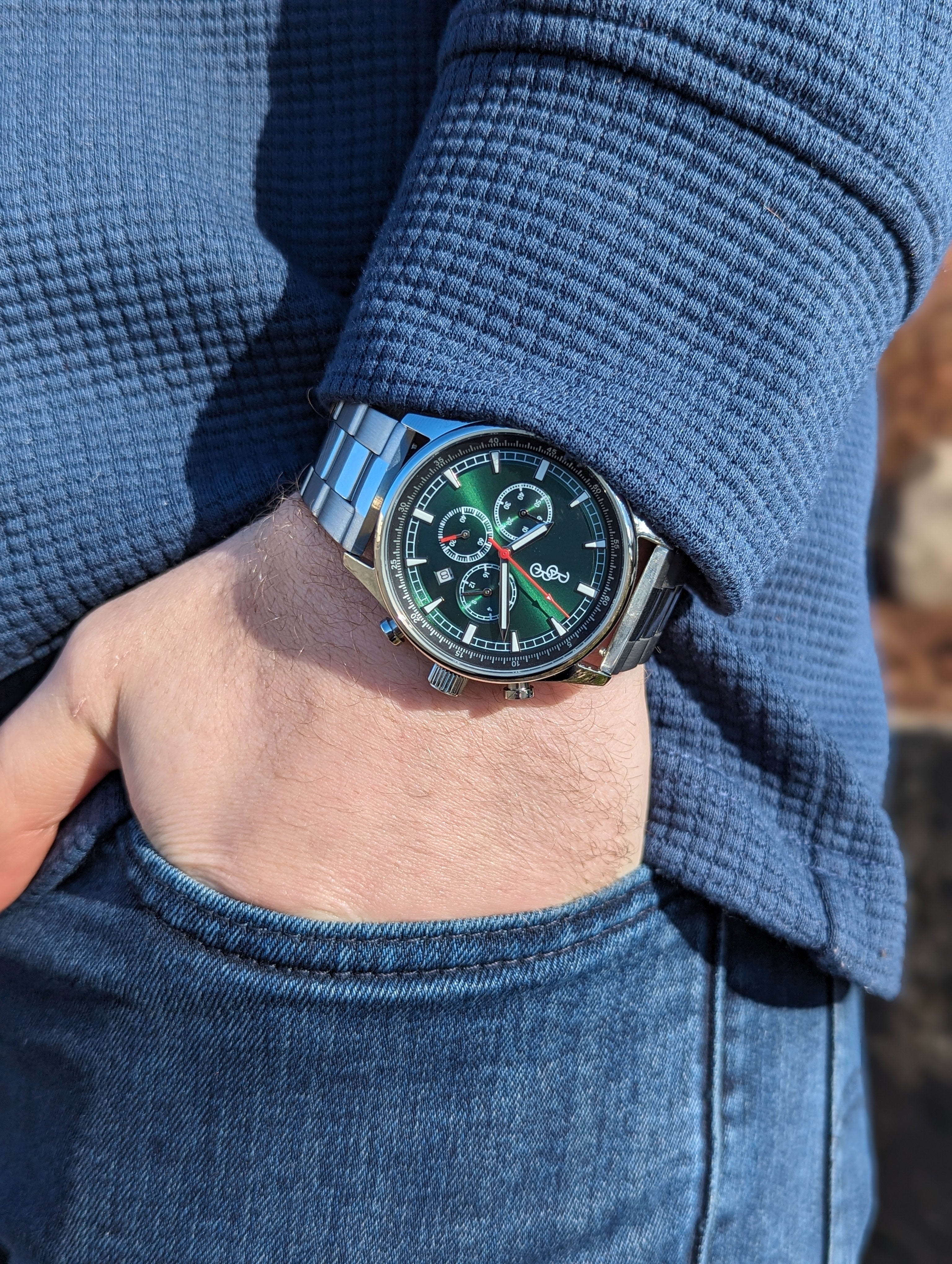 Green Sport Chronograph - SJB-DIAMOND ELITES