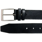 40 mm Bridle Leather Belt Black