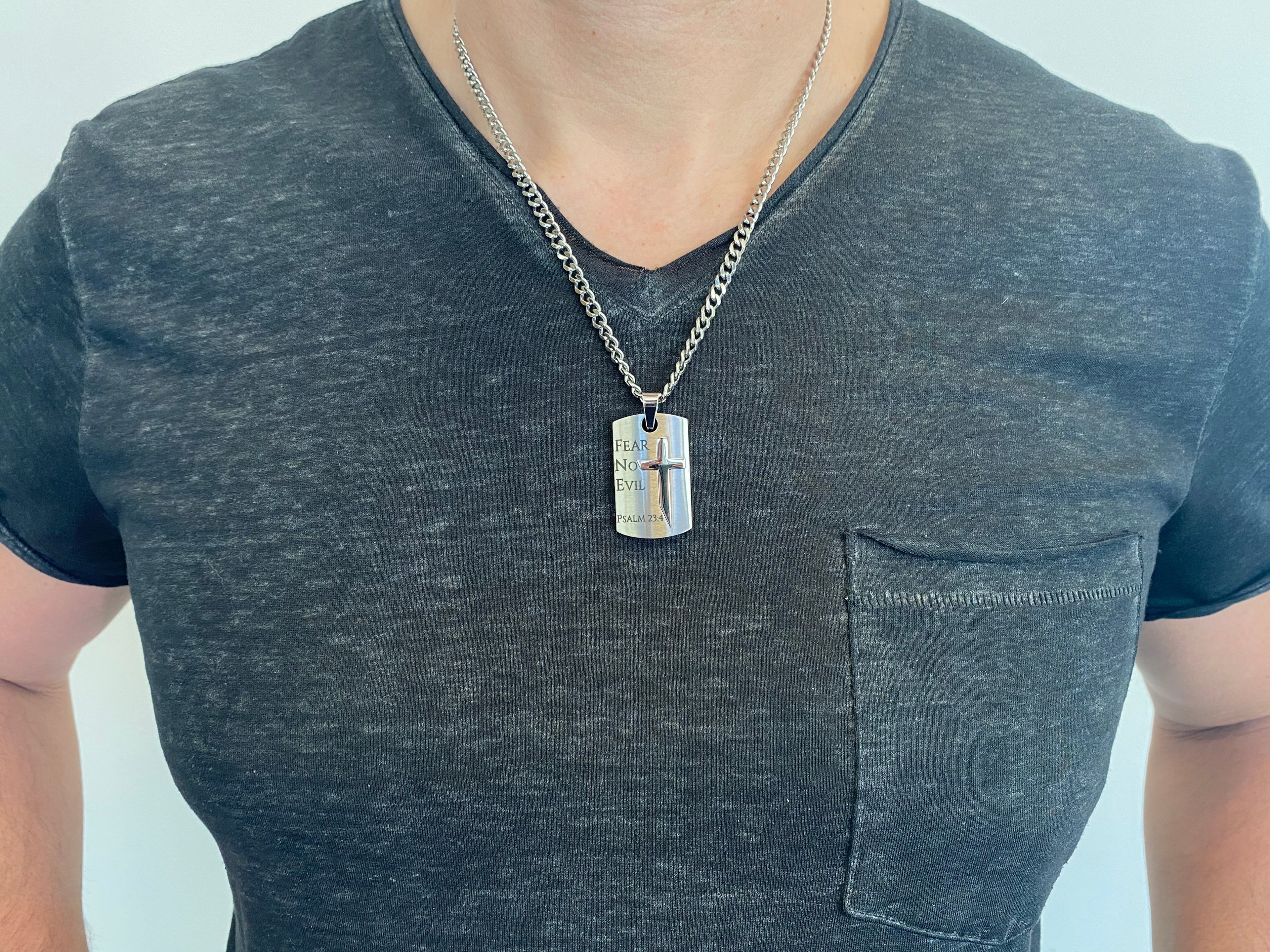 Guardian Shield Cross Necklace KingdomWear