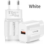 Mobile Phone Charger Quick Charge QC 3.0 4.0 18W Fast Charging Plug Adapter Wall USB Charger