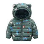 Infant Baby Jacket Coat for Winter Autumn For Babies Outerwear For Boys and Girls In elegnat Design And Print Style