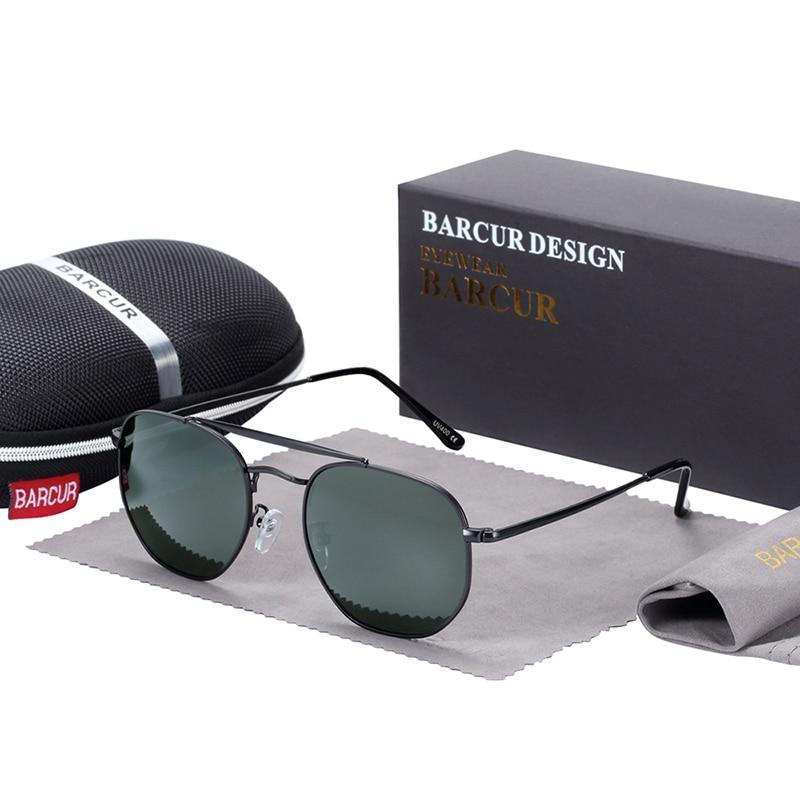 Luxury Famous Original Square Sunglasses for Men and Woman  Polarized Hexagon Sunglasses Oculos De Sol gafas lunette de soleil femme WIth UV400 Protection - SJB-DIAMOND ELITES