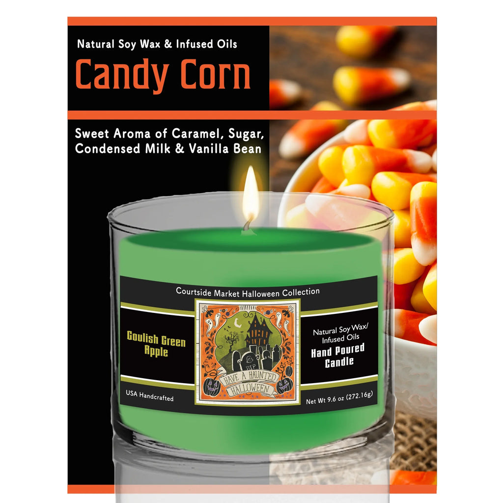 TD Courtside Market Stay Creepy III Soy Wax Scented Candle in Glass Jar Lootquake LLC