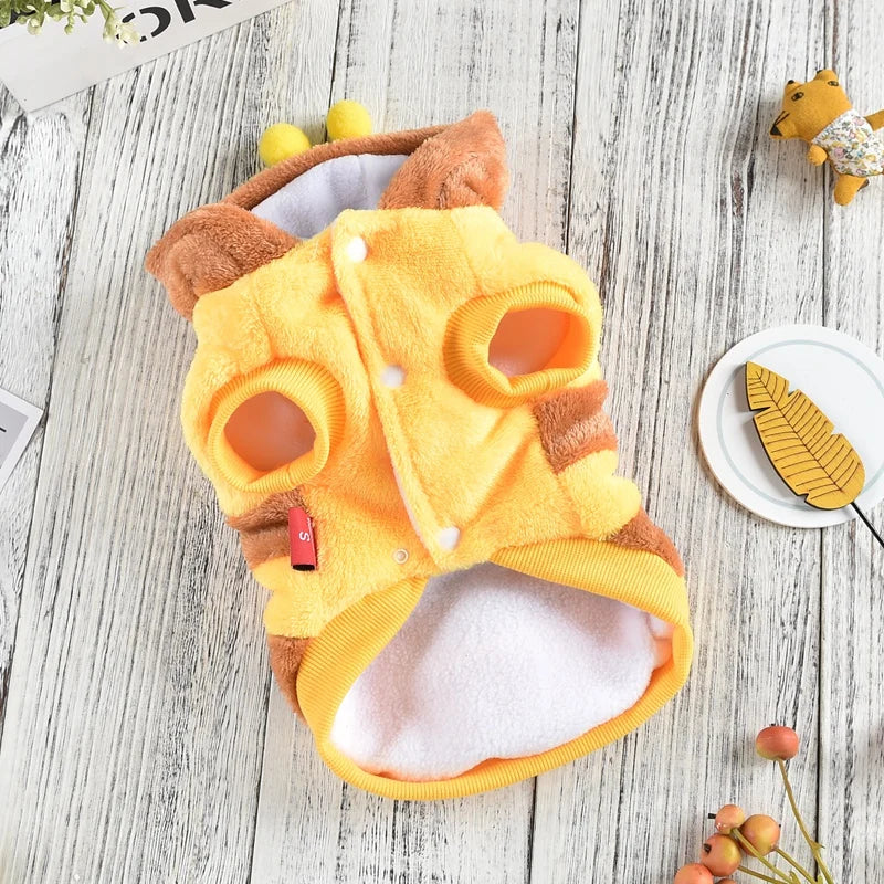 Yellow Bee Big Dog Jacket For French Bulldog Winter 8XL Golden Reteriver Large Pet Clothes Halloween Costume Cat Apparel Supply Lootquake LLC