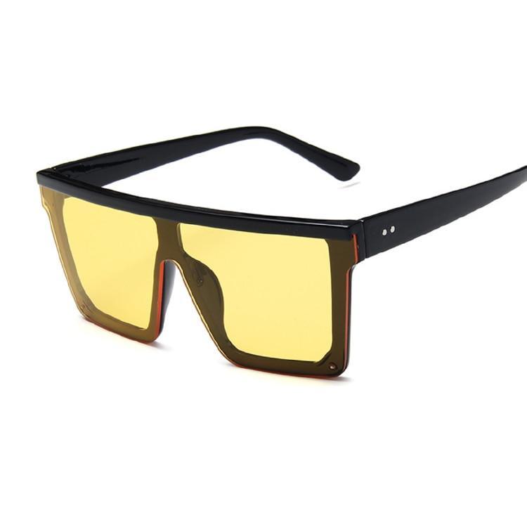 Retro Modern Elegant Square Sunglasses for Women and Lady With Big Frame Fashion Girls Sunglasses In Vintage Style With UV400 Protection - SJB-DIAMOND ELITES