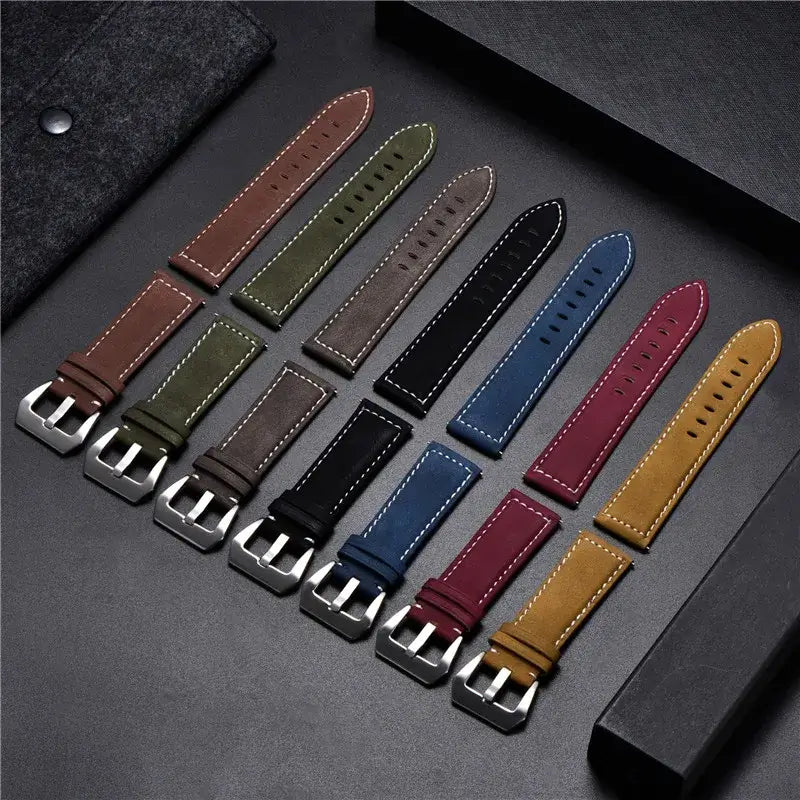 Samsung Galaxy Watch Leather Band - Classic Genuine Design - SJB-DIAMOND ELITES