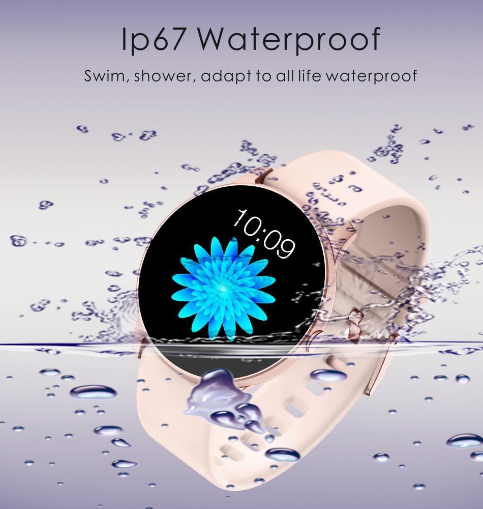 New Waterproof Smart Watch For Women With Heart Rate Monitoring Health Smart Watch Options and Pedometer Fitness Tracker Smart Bracelet For Sport and Fitness - SJB-DIAMOND ELITES