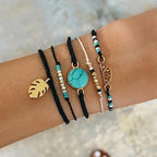 Modern Fashion New Luxury Different Style Elegant Elephant Tree Of Life Tassel Chain Bracelet Sets For Women Jewelry Trend Sets For Her - SJB-DIAMOND ELITES
