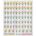 42Model Sticker Nail Decal 3D Adhesive Patch,Smile/Animal/Flower Nail Art Decorations Manicure Sticker Easter Day Design Decal- Lootquake LLC