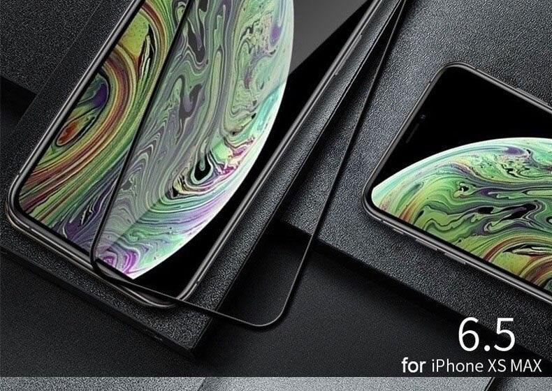500D Curved Protective Glass For iphone SE 2020 6 6S 7 8 Plus Tempered Glass Film on iPhone X XR 11 Pro XS Max Screen Protector Anti-Fingerprint Tempered Glass Film Full Screen Case Friendly Bubble Free for iPhone Stevvex