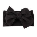 Elastic Candy Solid Color Head Wrap Newborn Head bands Bowknot Bows for Baby Girl Hair Accessories